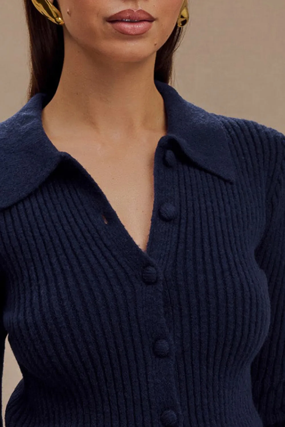 Long Sleeve Button Cardigan