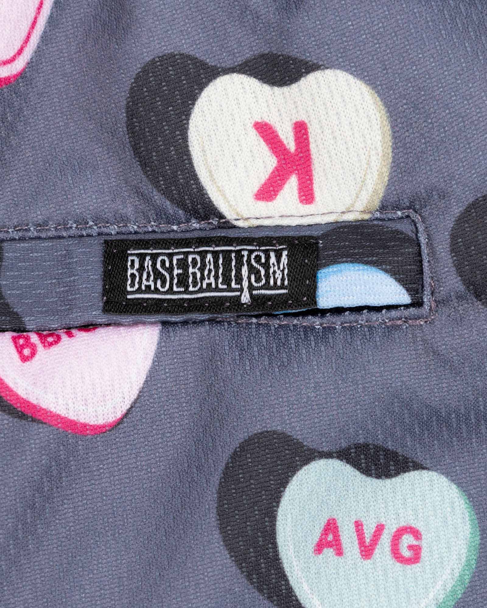 Candy Heart Diamond Air Mesh Shorts (Charcoal) - Youth