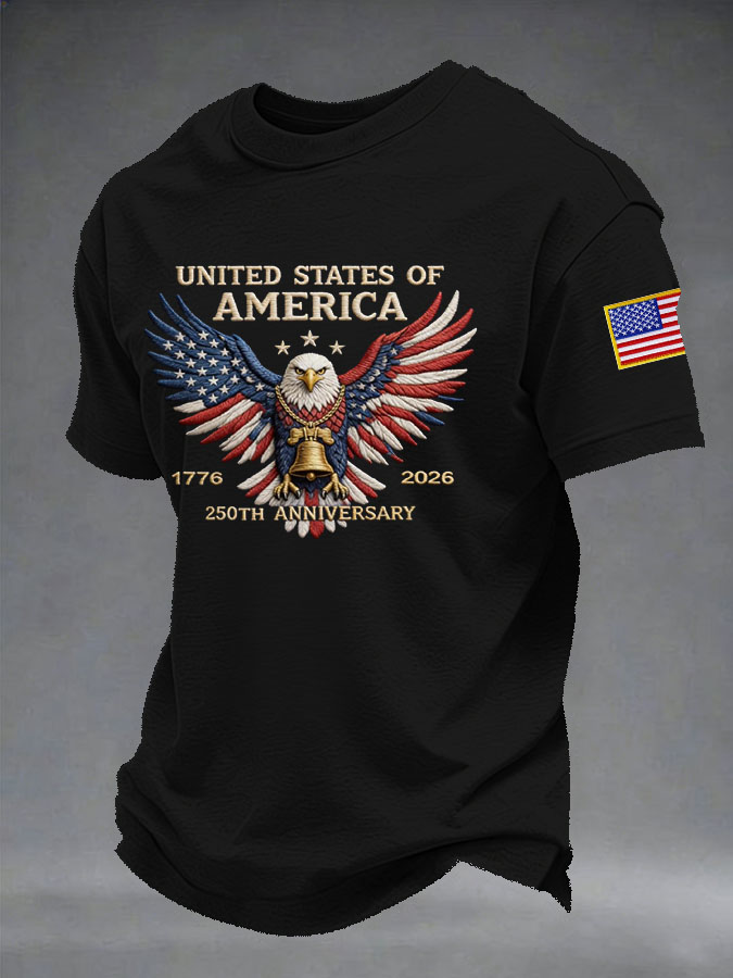Men'S Retro 250th Anniversary of The United States T-Shirt