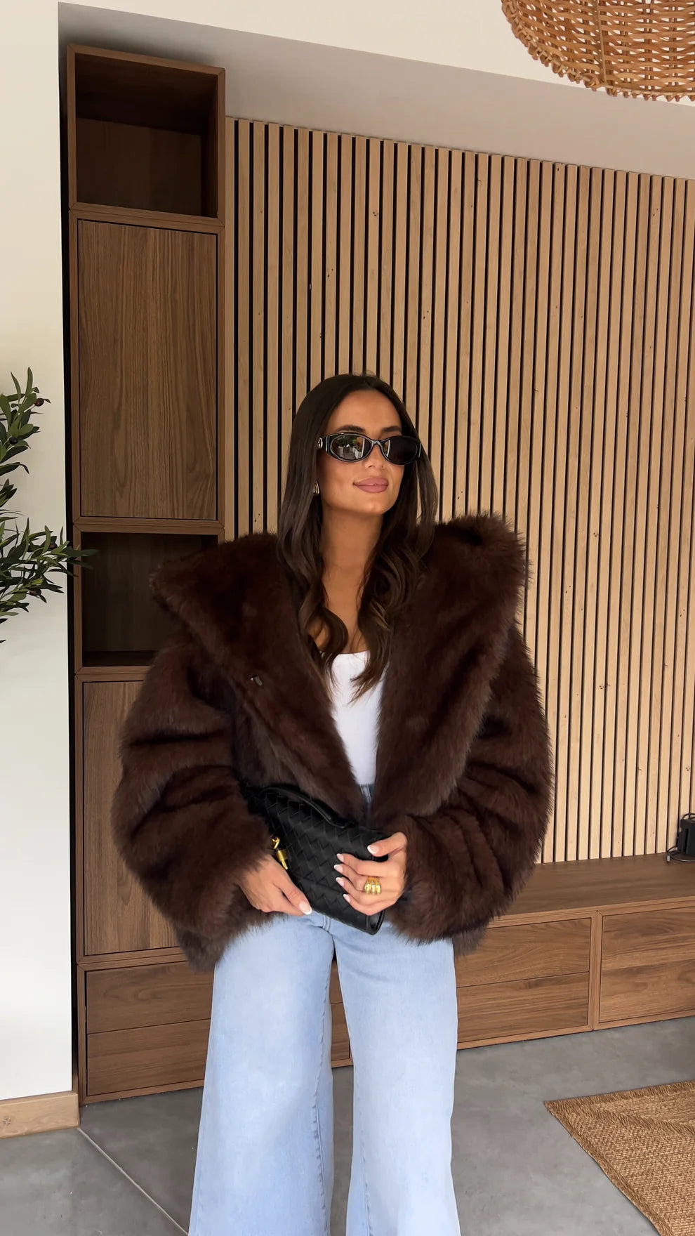 Clearance Sale*Women's Luxurious Faux Fur Coat: Natural Warmth, Timeless Style