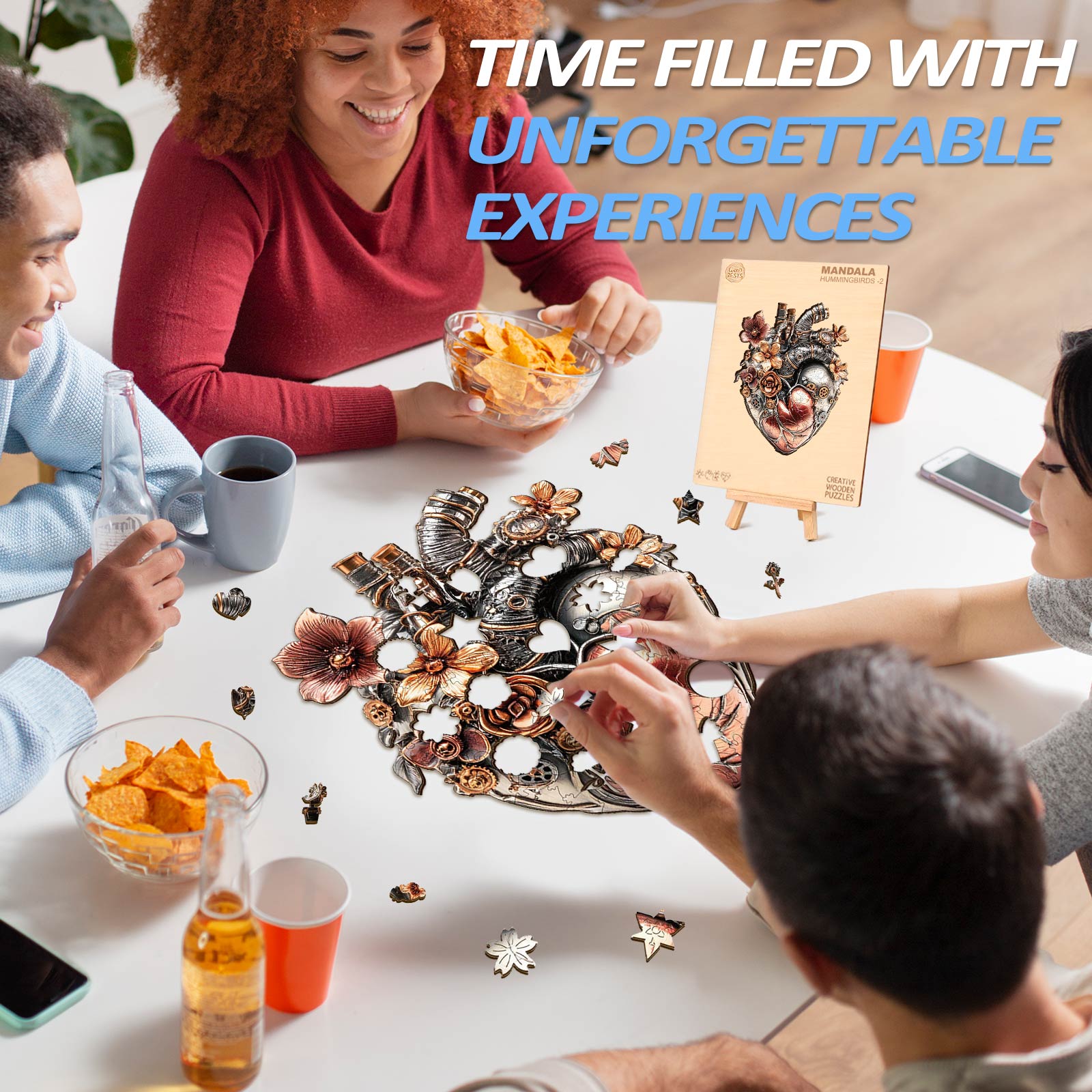 Mechanical Heart Wooden Jigsaw Puzzle