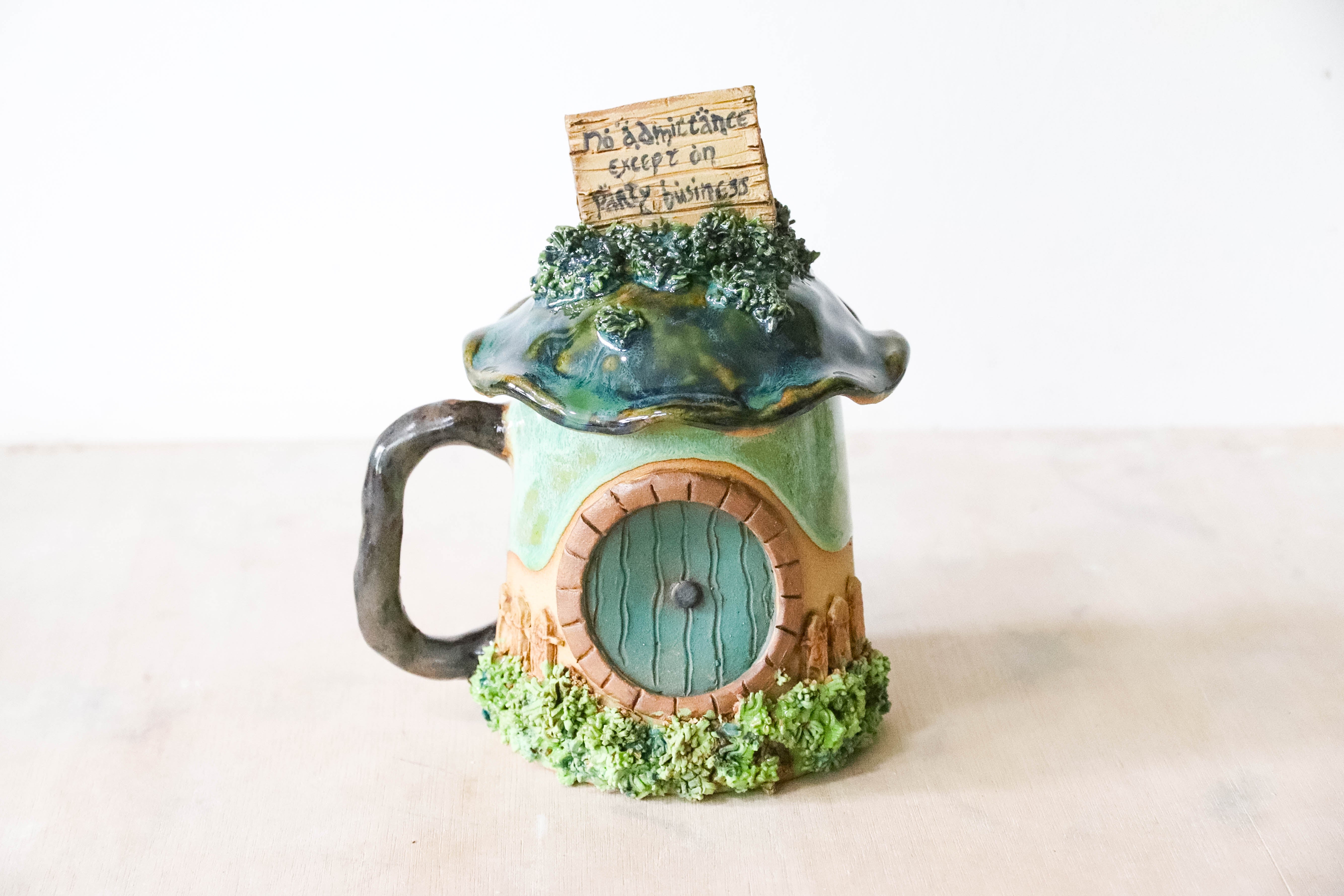 No Admittance Stoneware Mug