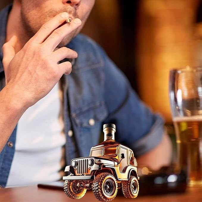 Jeep Whiskey Bottle