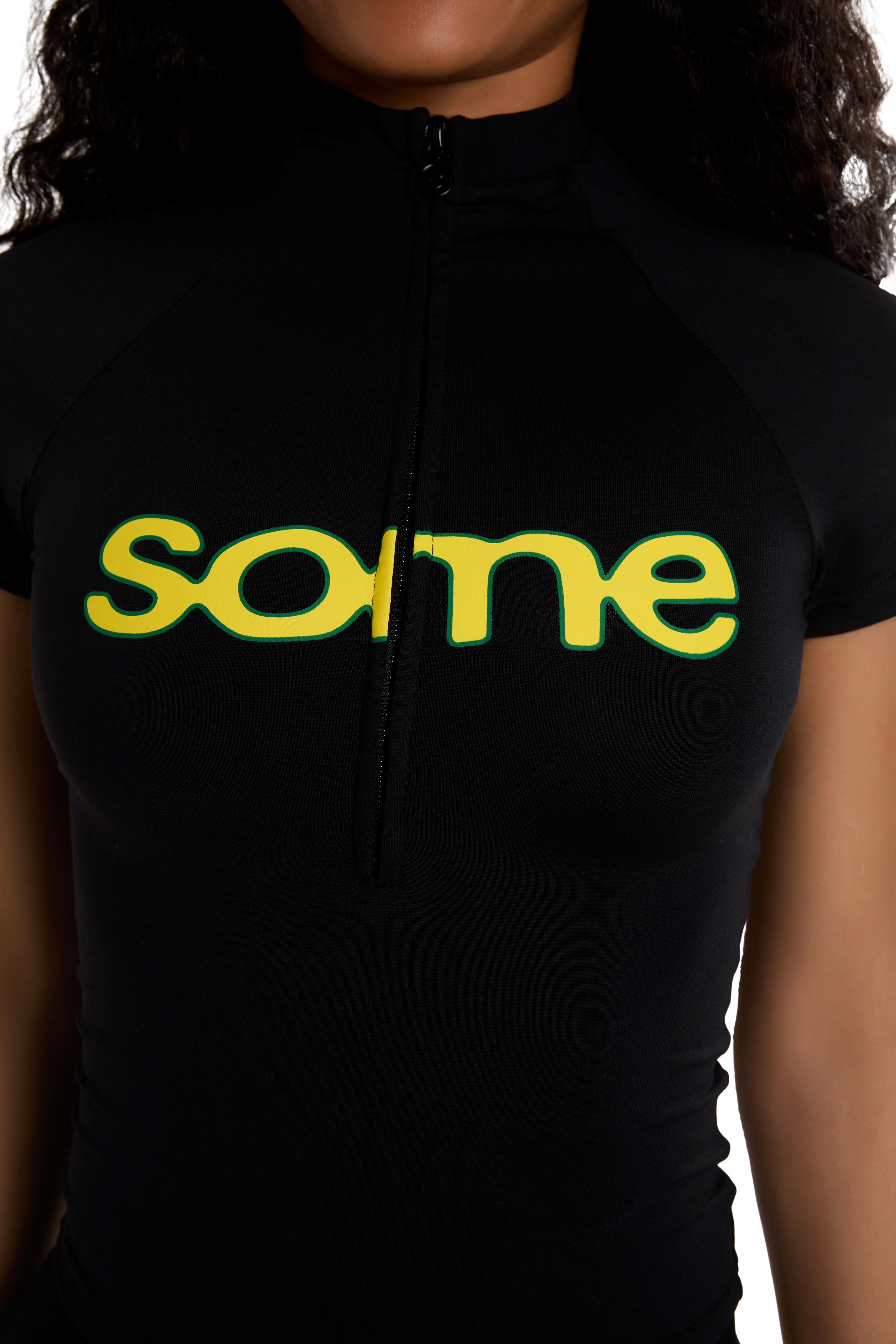 BODY X LATTO SHORT SLEEVE RAGLAN (BLACK/YELLOW)