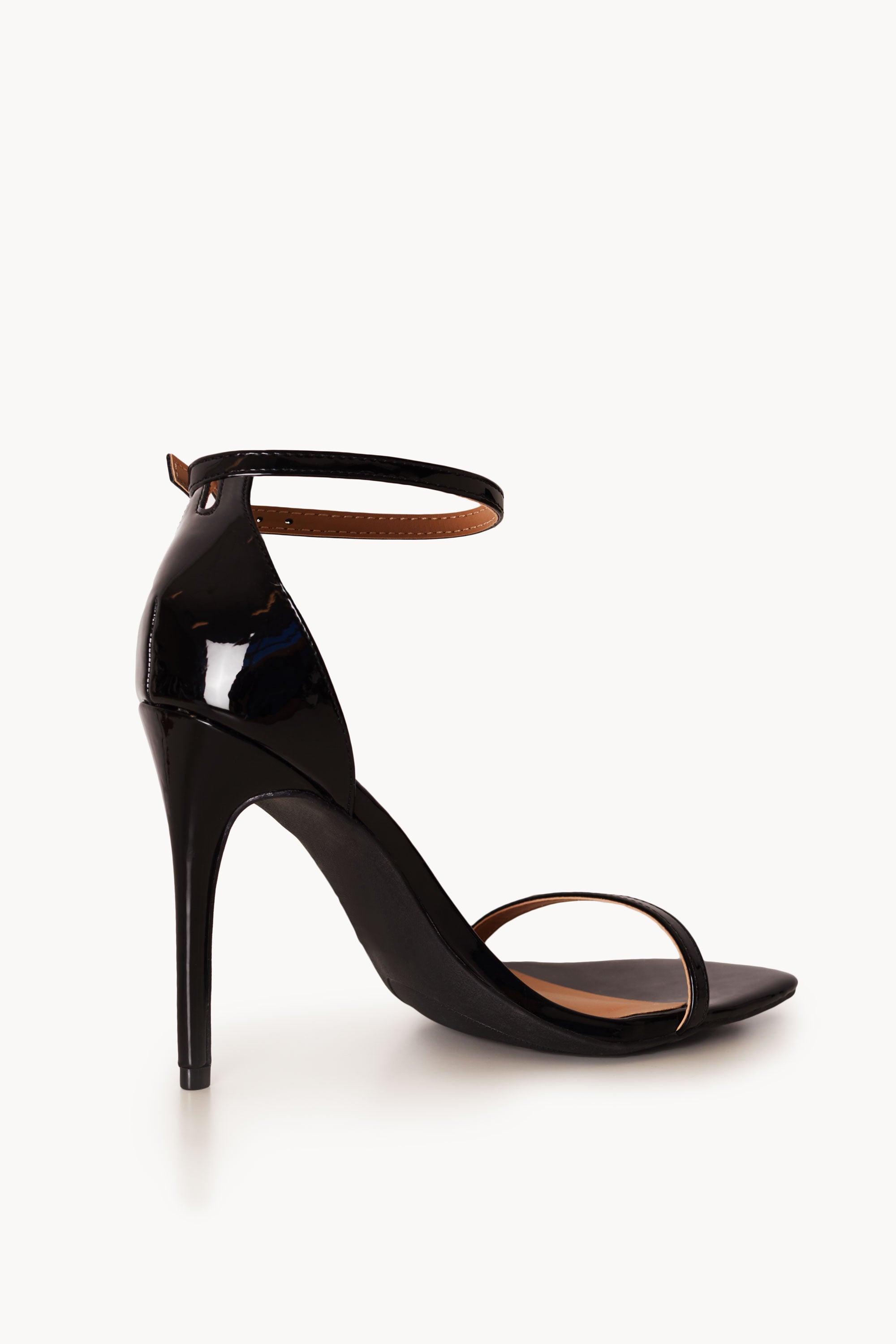 Angelie Black Patent Heels