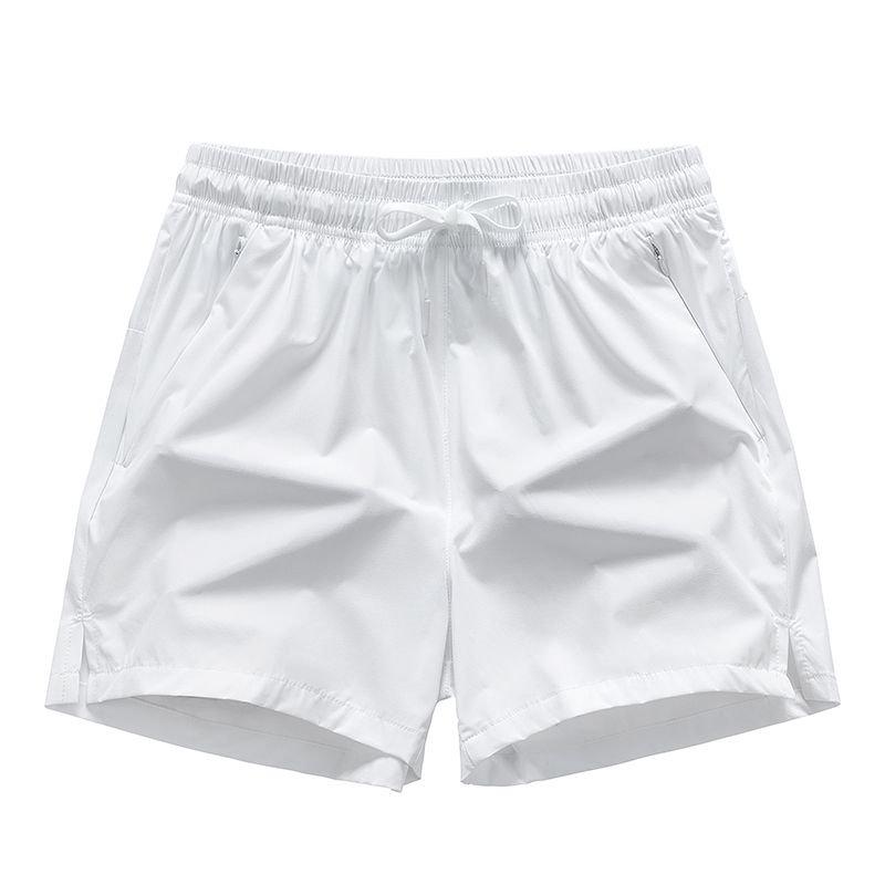Men’s Breathable Drawstring Shorts with Zipper Pockets