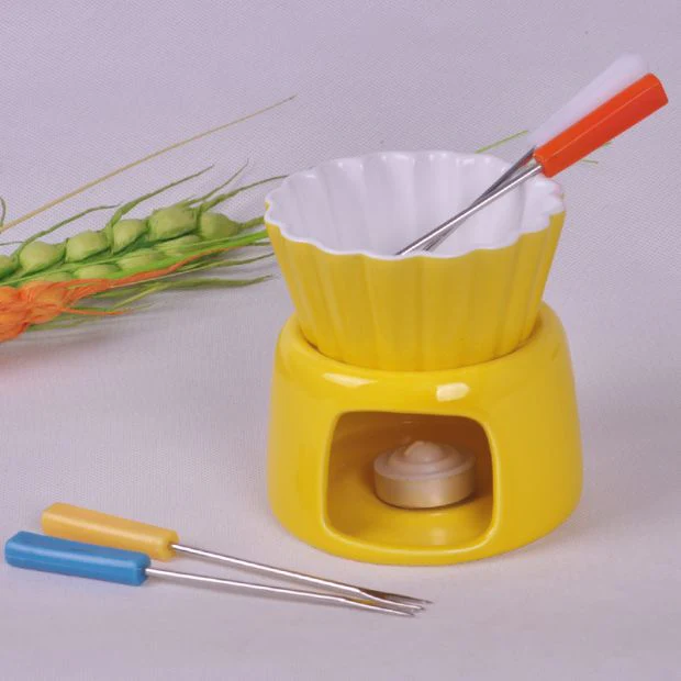 Mini Ceramic Tealight Fondue Melting Pot