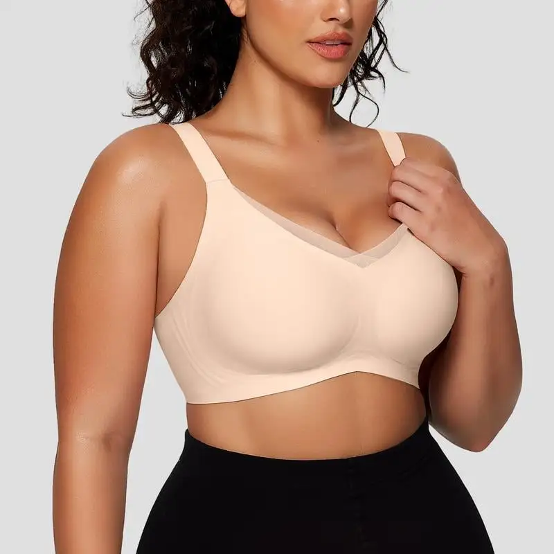 Women Wireless V-Neck Mesh Bralette (Just $3 Each!)