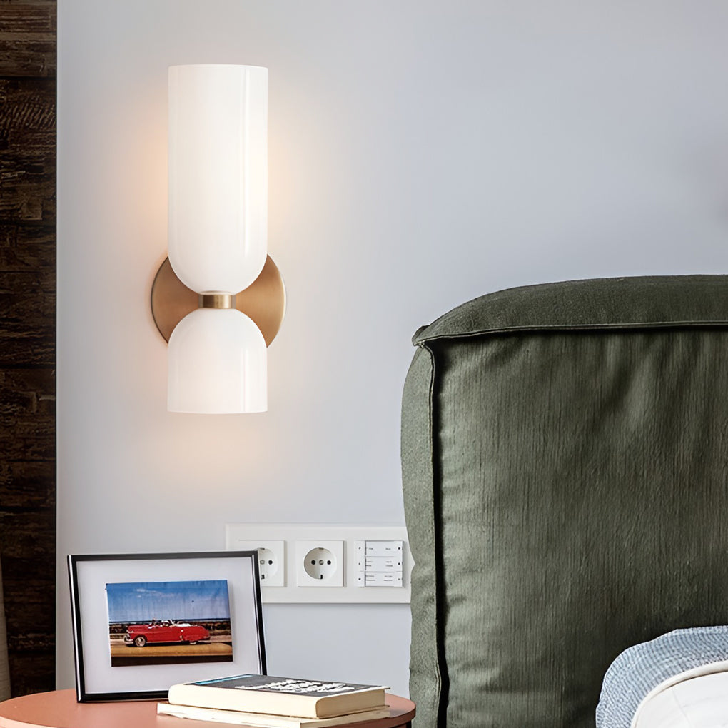 Creative Glass Up and Down Lights Nordic Wall Lamp Wall Light Fixture