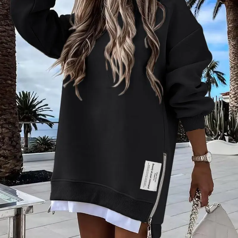 Womens Long Sleeve Pullover Sweatshirt