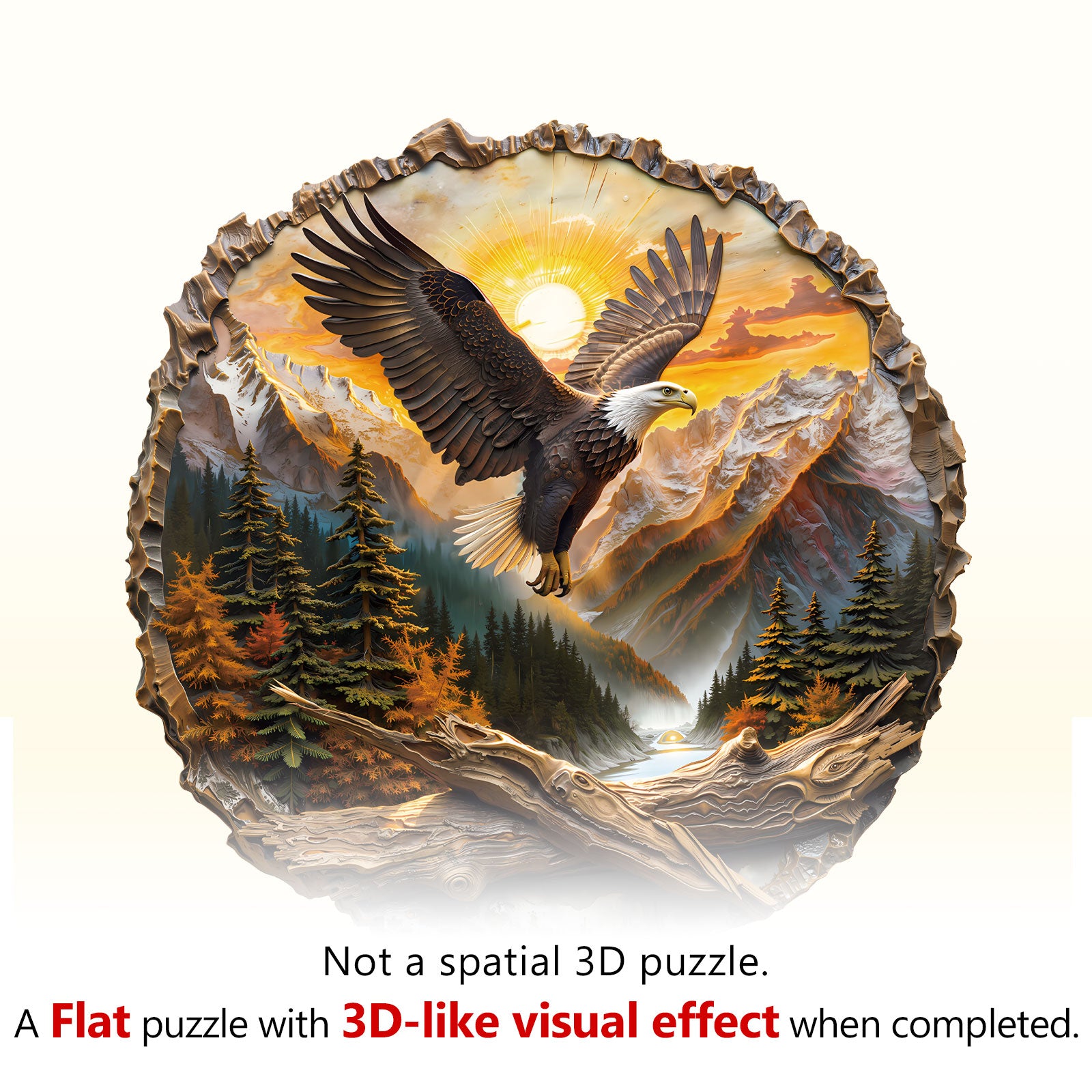 King of the Sky Wooden Jigsaw Puzzle