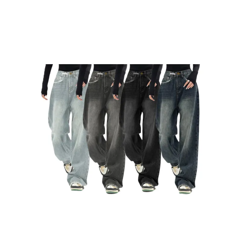 Wide Leg Baggy Jeans for Women