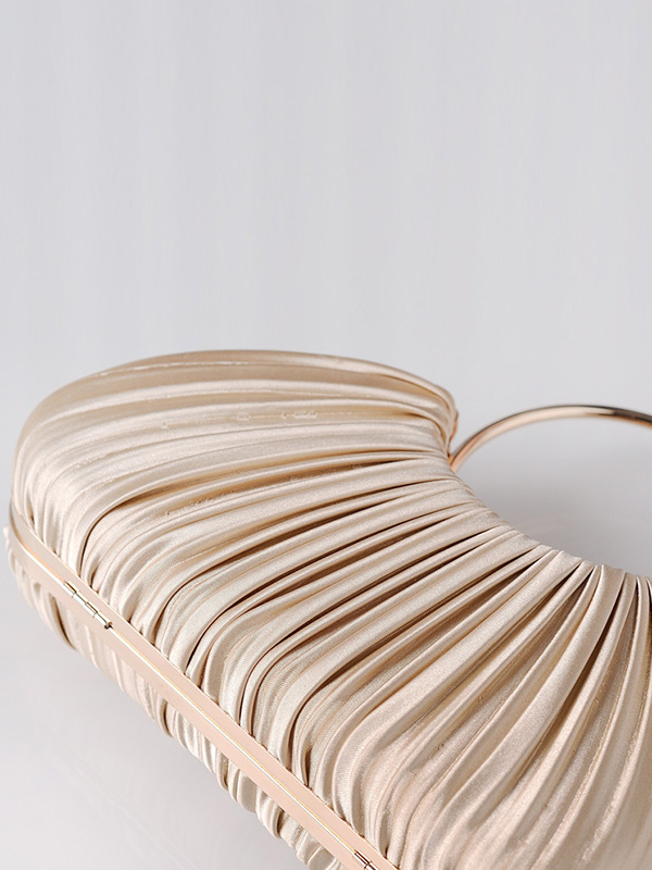 Pleated Split-Joint Handbags Bags