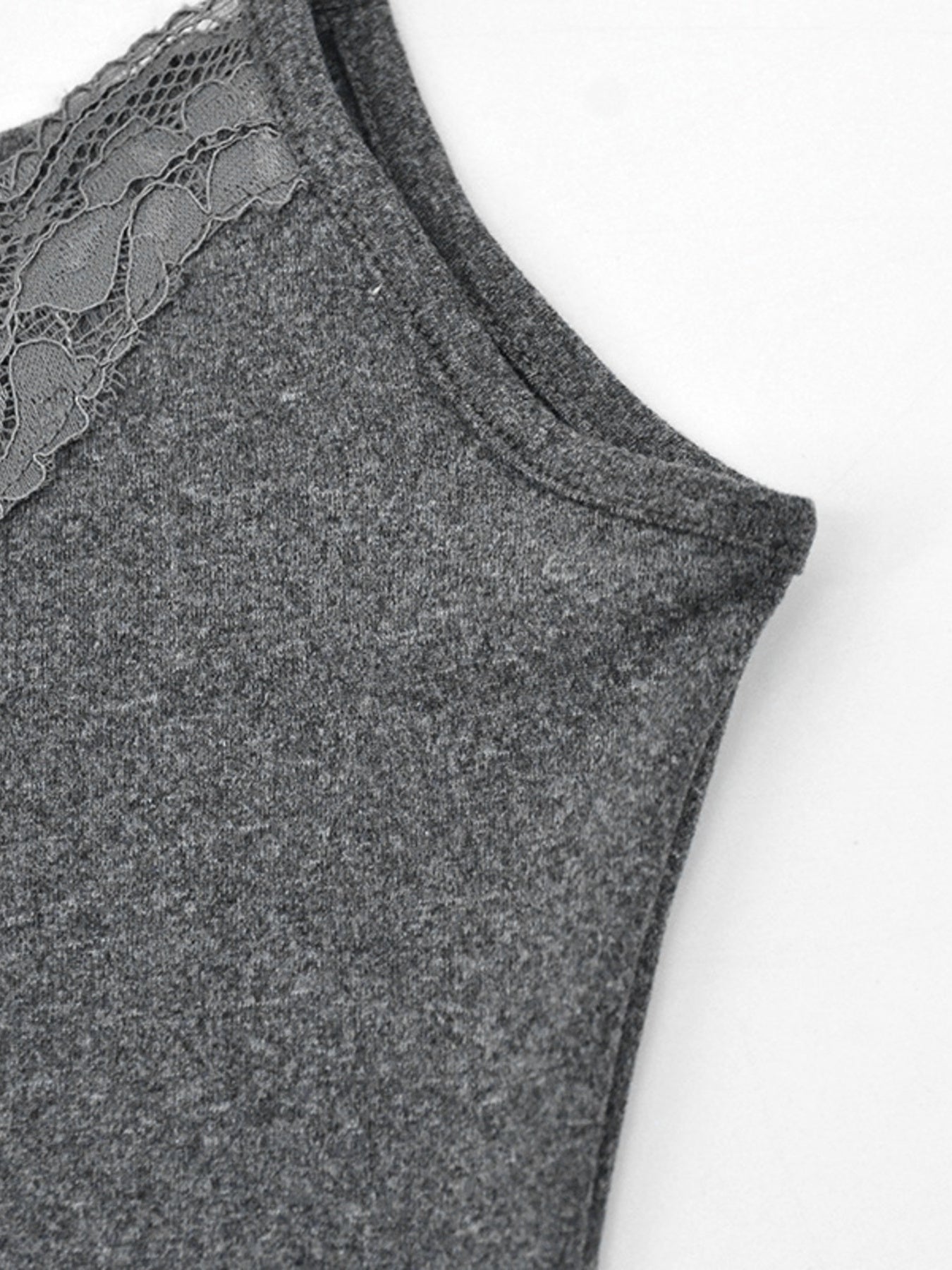 Lace Trim Bodycon Mini Dress