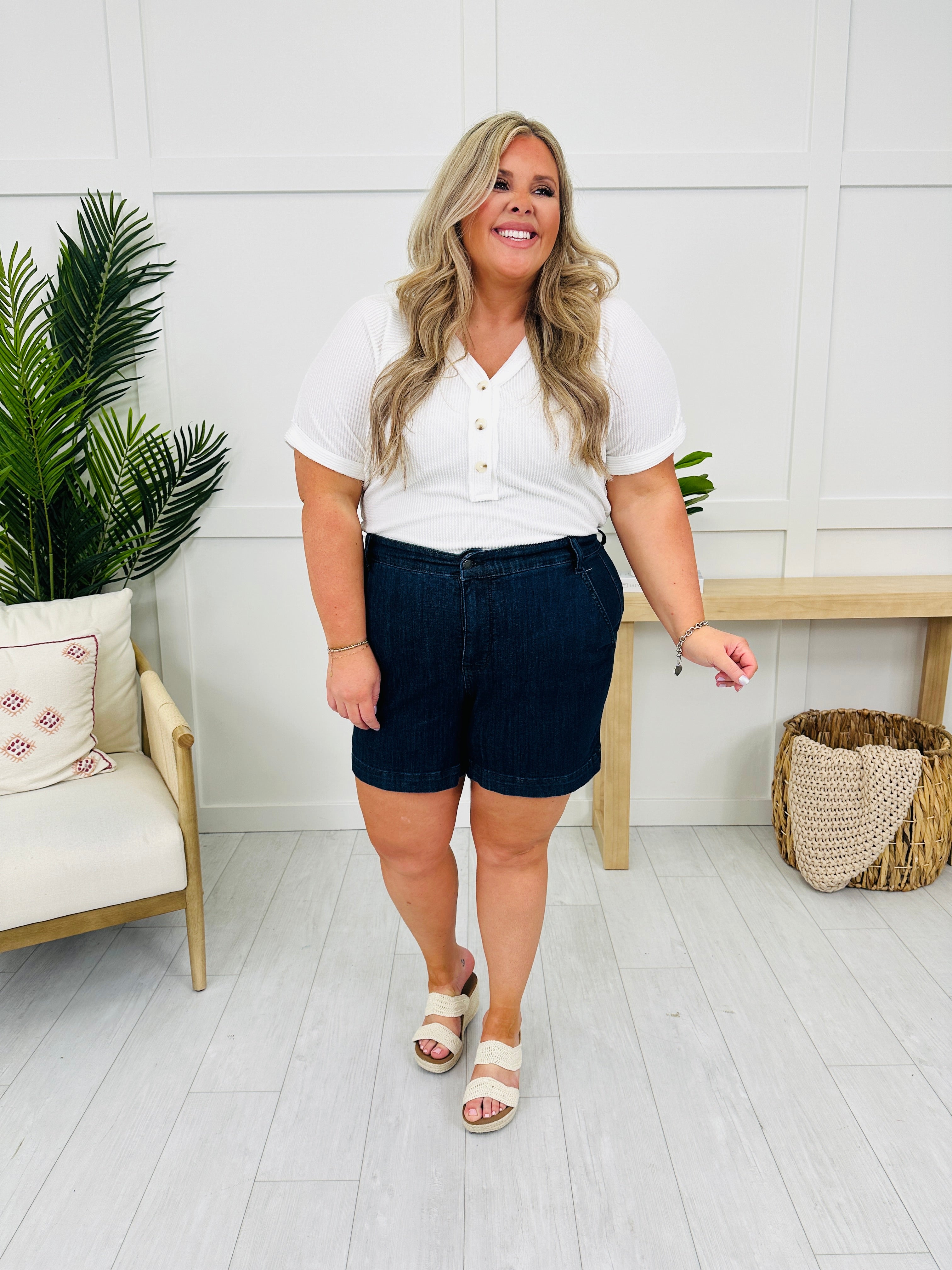 Judy Blue Short and Sweet Trouser Shorts