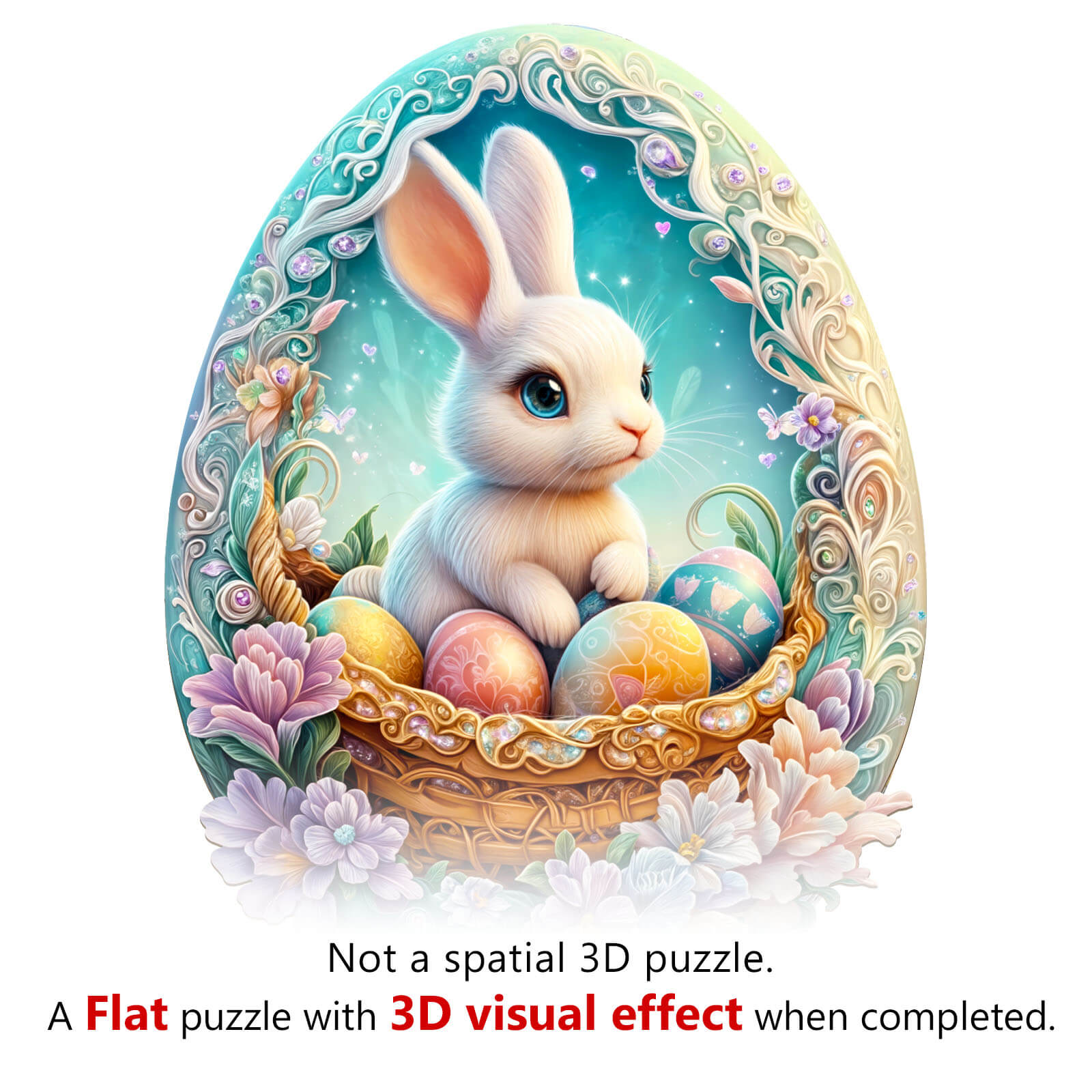 Wonderland Easter-2 Wooden Jigsaw Puzzle