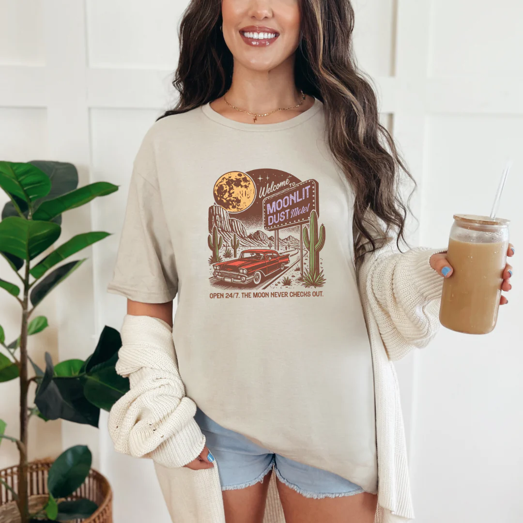 Moonlit Dust Motel Graphic Tee