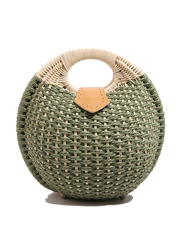 Geometric Woven Handbags