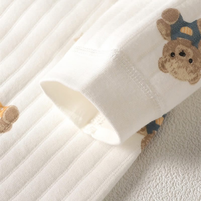 Baby Star Bear Kimono Romper