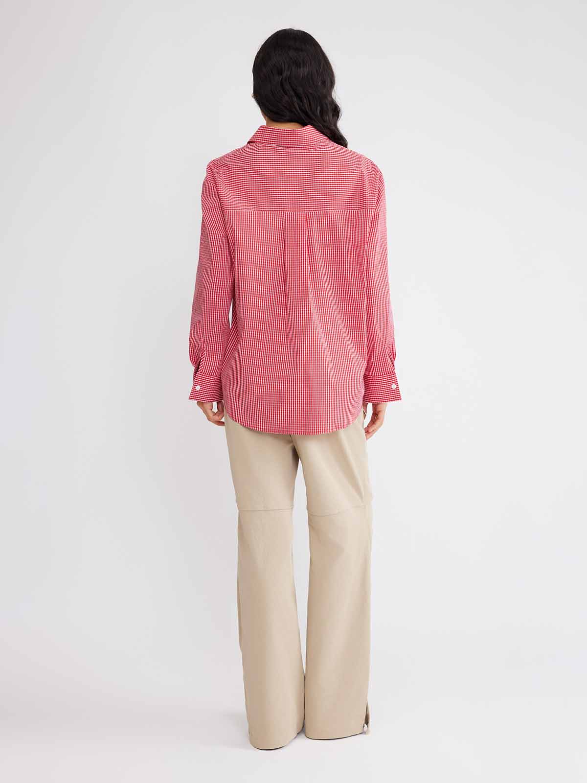 ASOBIO Plaid Relaxed Shirt