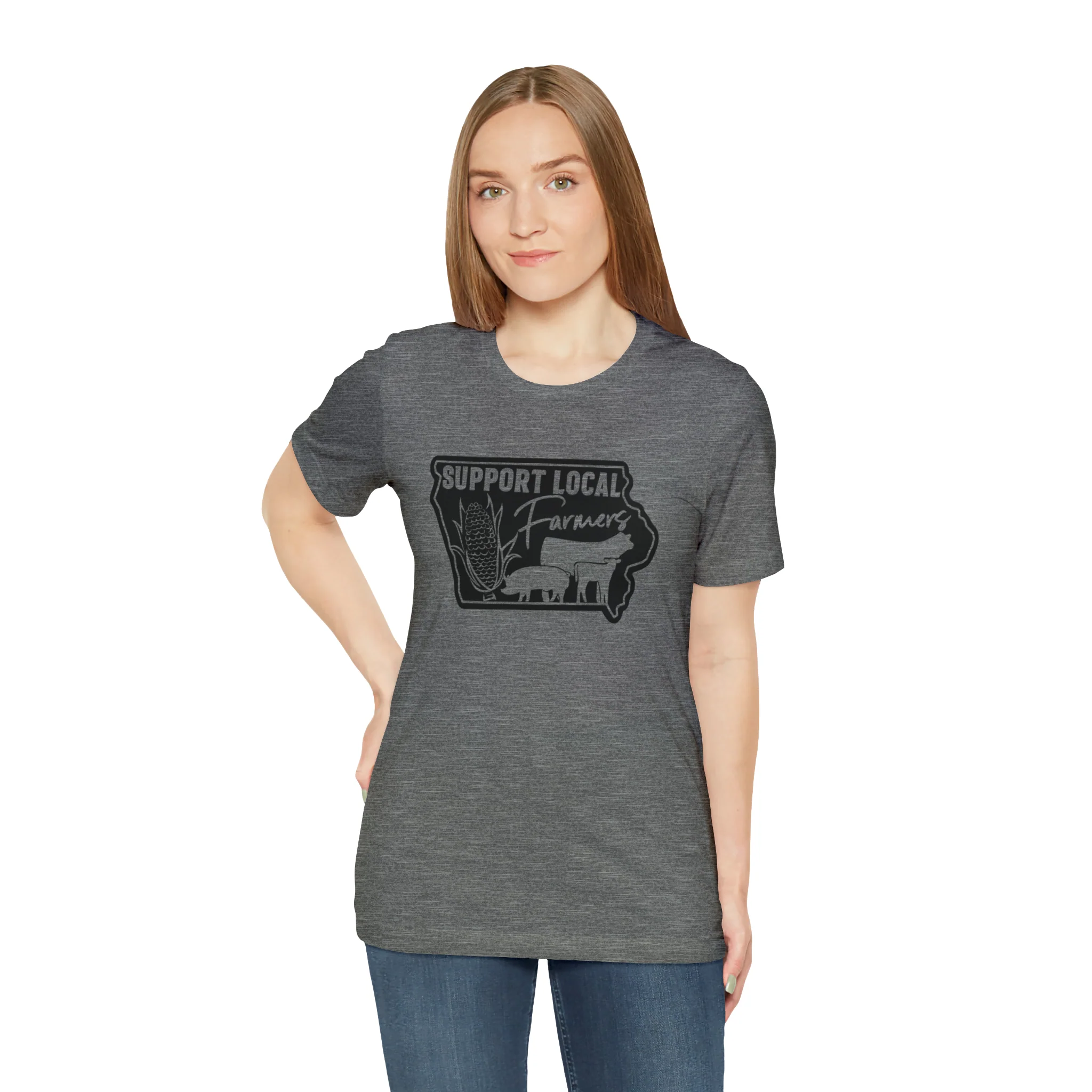 Iowa Farmer Unisex Jersey Short Sleeve Tee