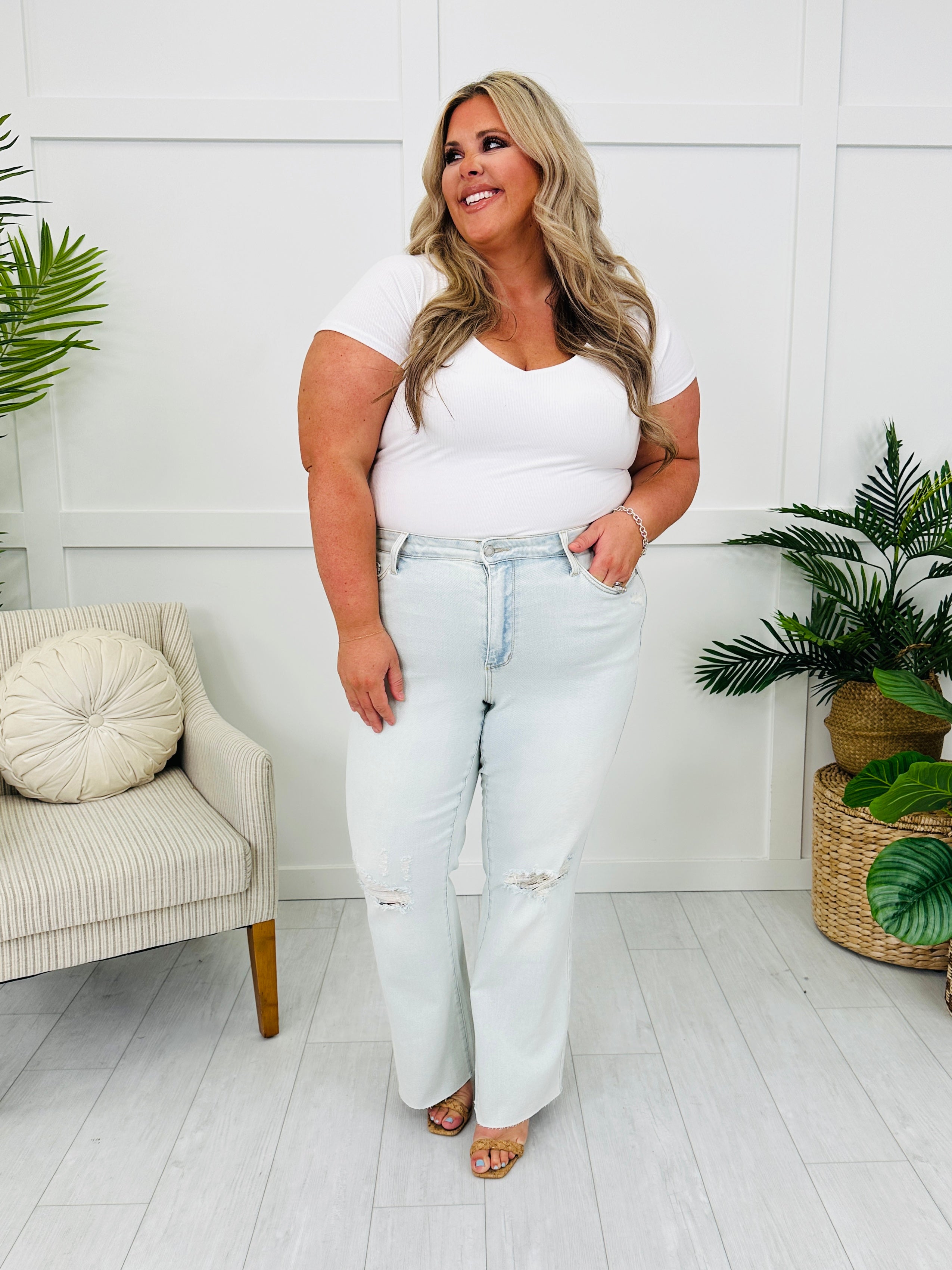 Judy Blue Cut it Out Bootcut Jeans