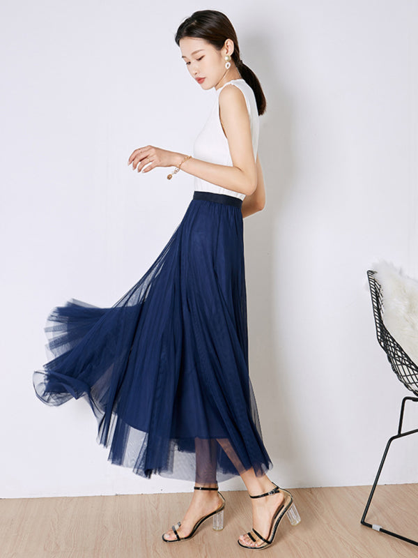 A-Line Skirt Midi Skirt