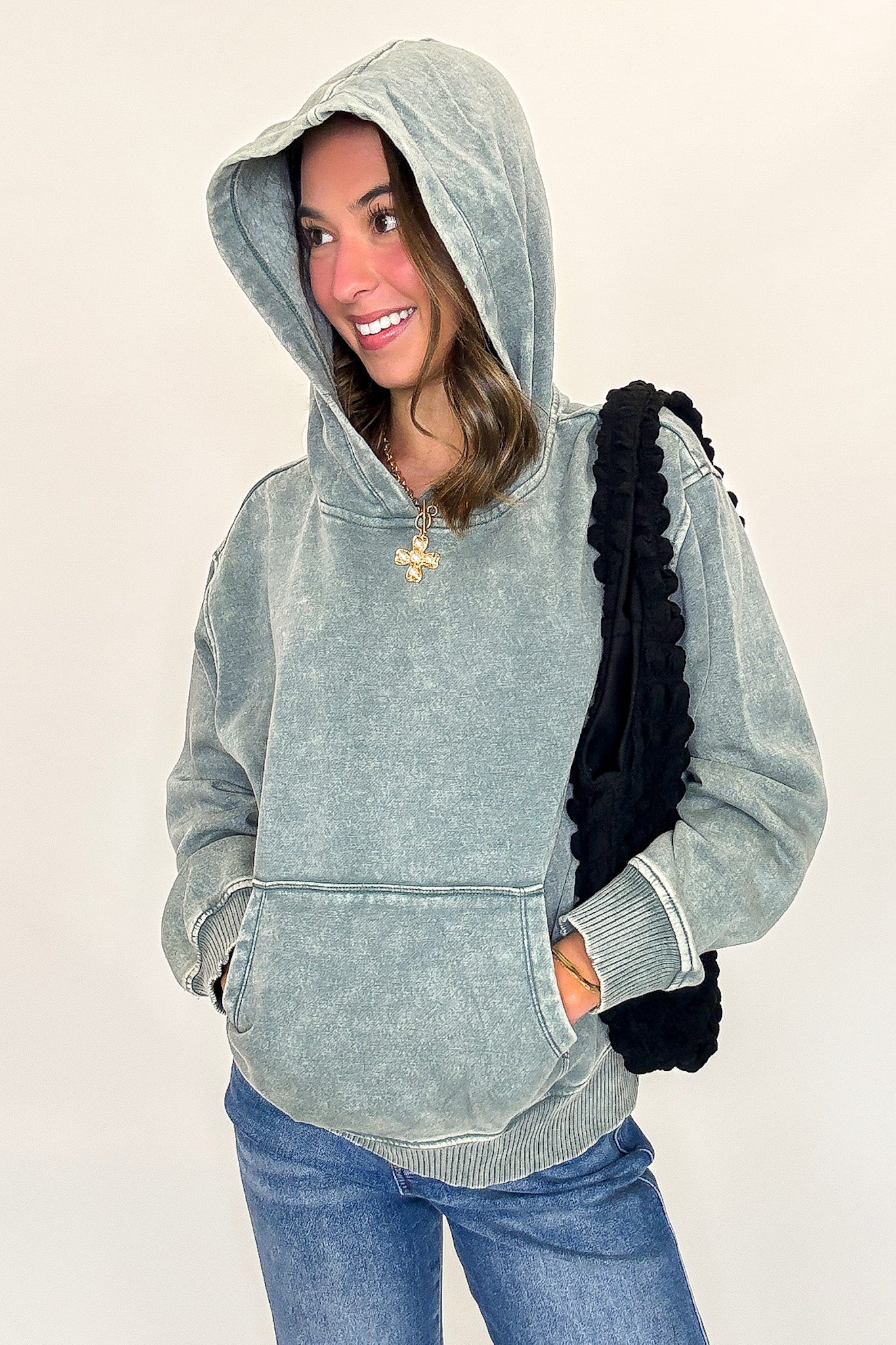 Vintage Wash Hooded Sweatshirt