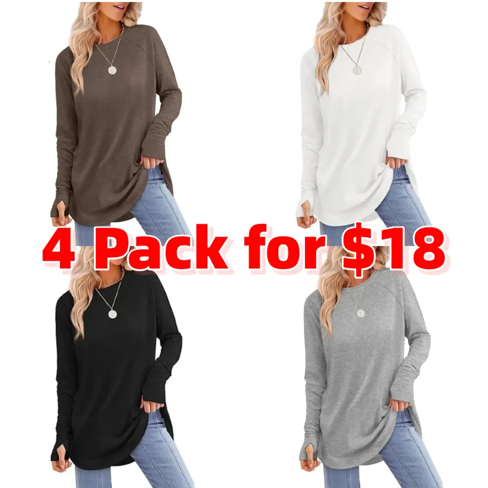 Long Sleeve Thumb Hole Shirts