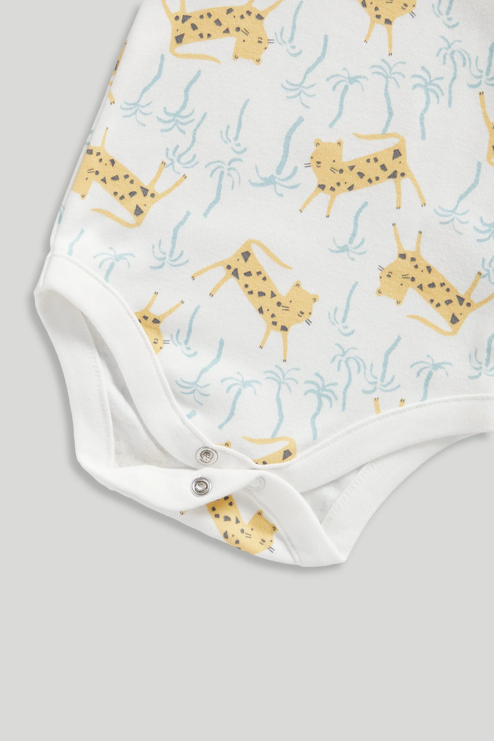 5 Pack Jungle Short-Sleeved Bodysuits