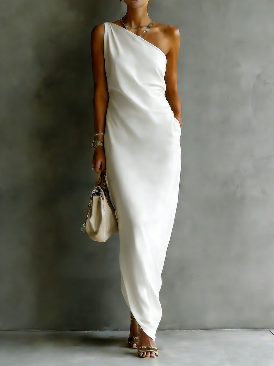 Women's Casual Off-the-shoulder Dress