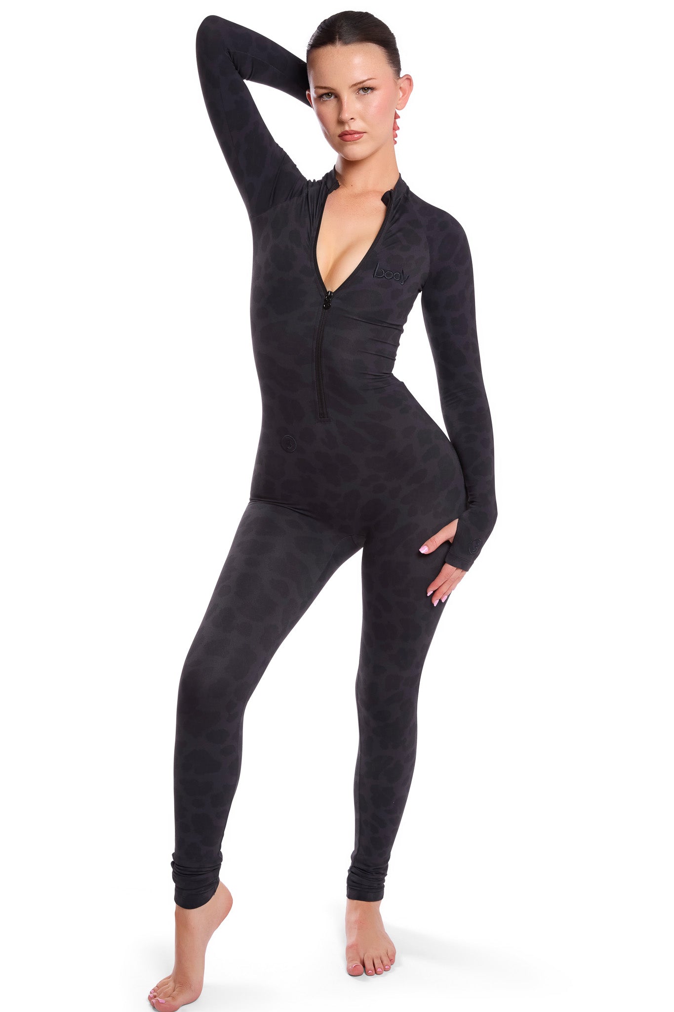 BASICS JUMPSUIT (DARK GIRAFFE)