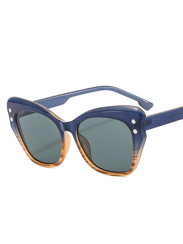 Geometric Sun-Protection Sunglasses Accessories