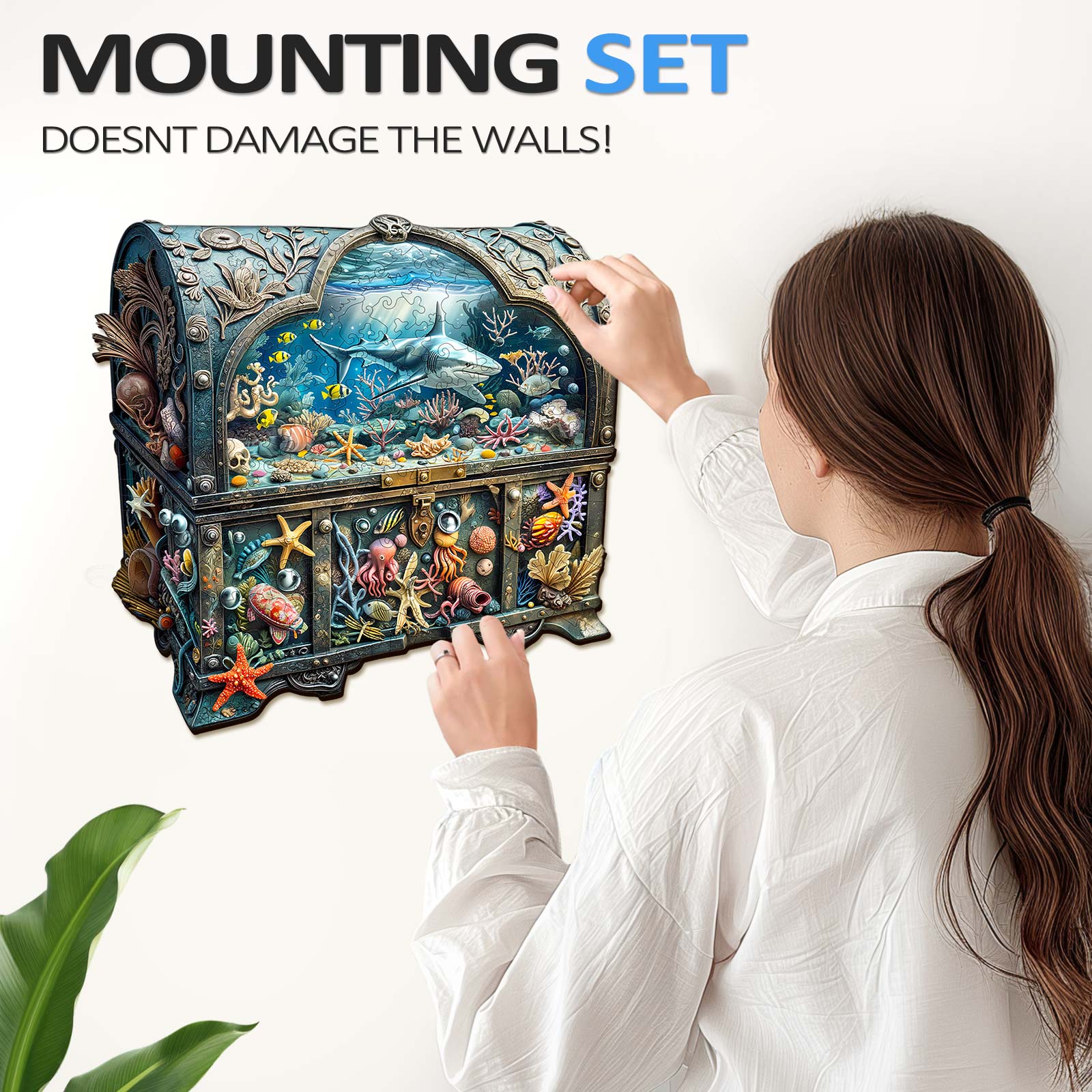 Treasure Chest Ocean-2 Wooden Jigsaw Puzzle