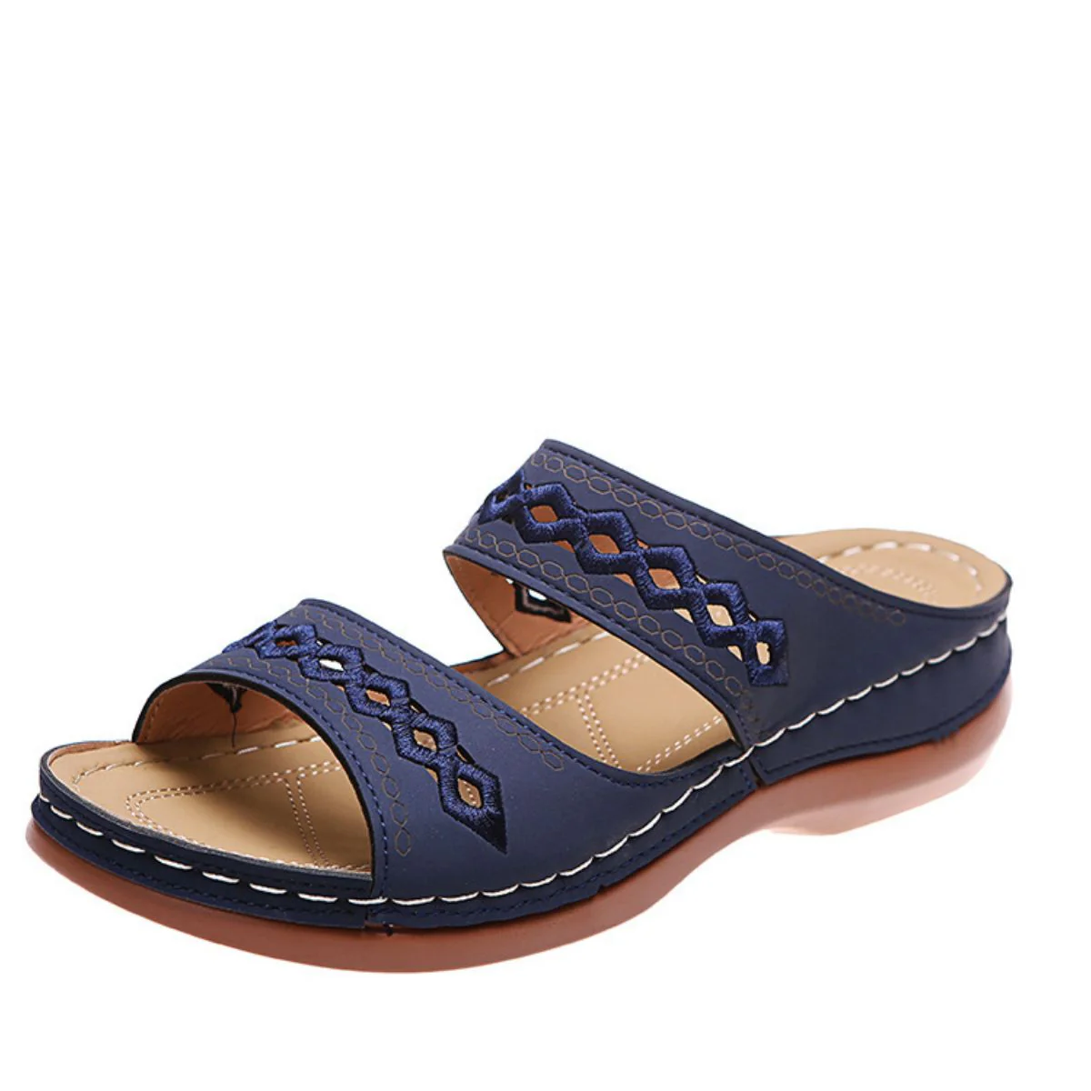 Open Toe Flats Sandals (multiple color options)