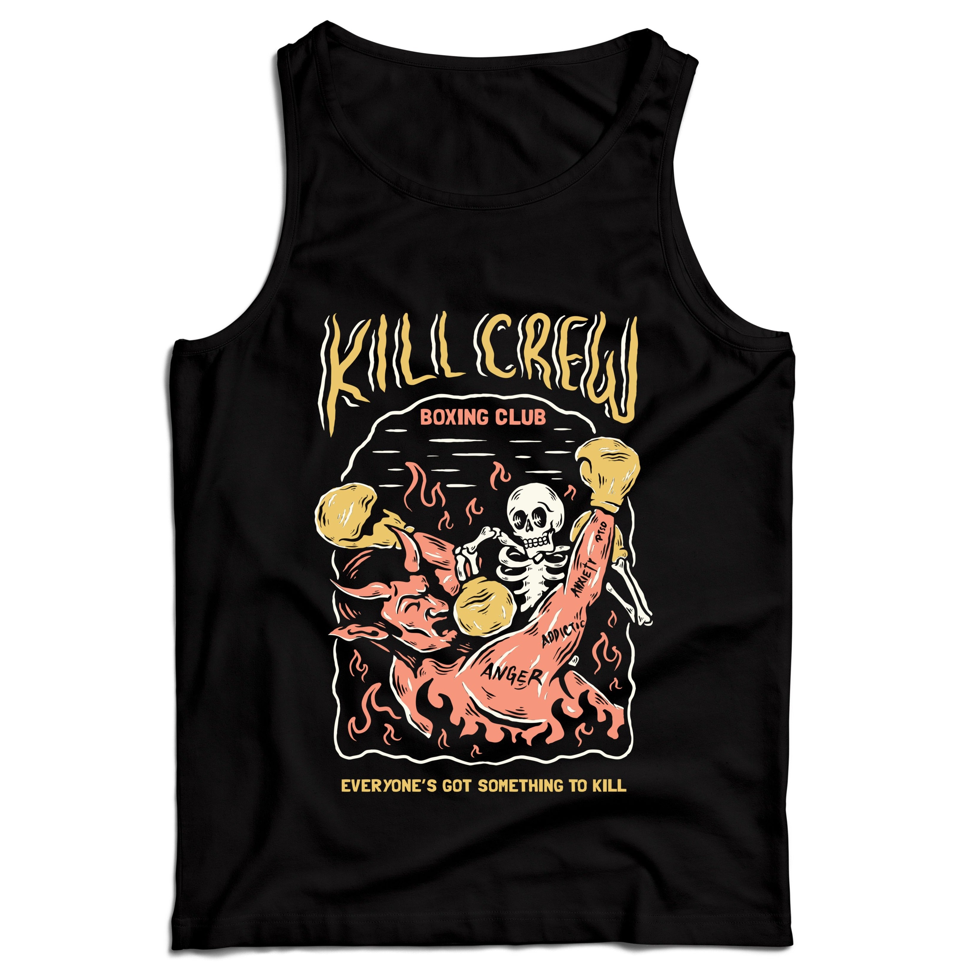 KILL CREW INNER DEMONS BOXING CLUB TANK - BLACK