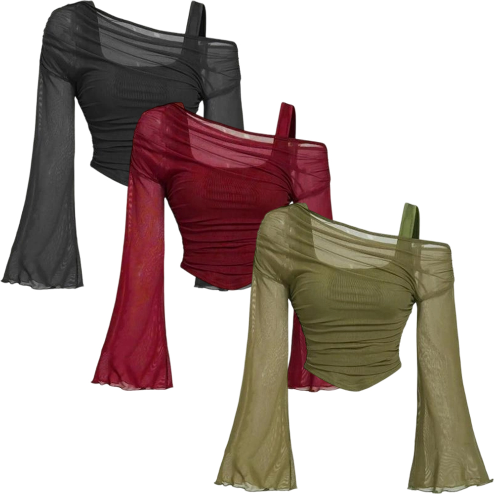 Women's Drop Shoulder Slim Fit Casual T-Shirt