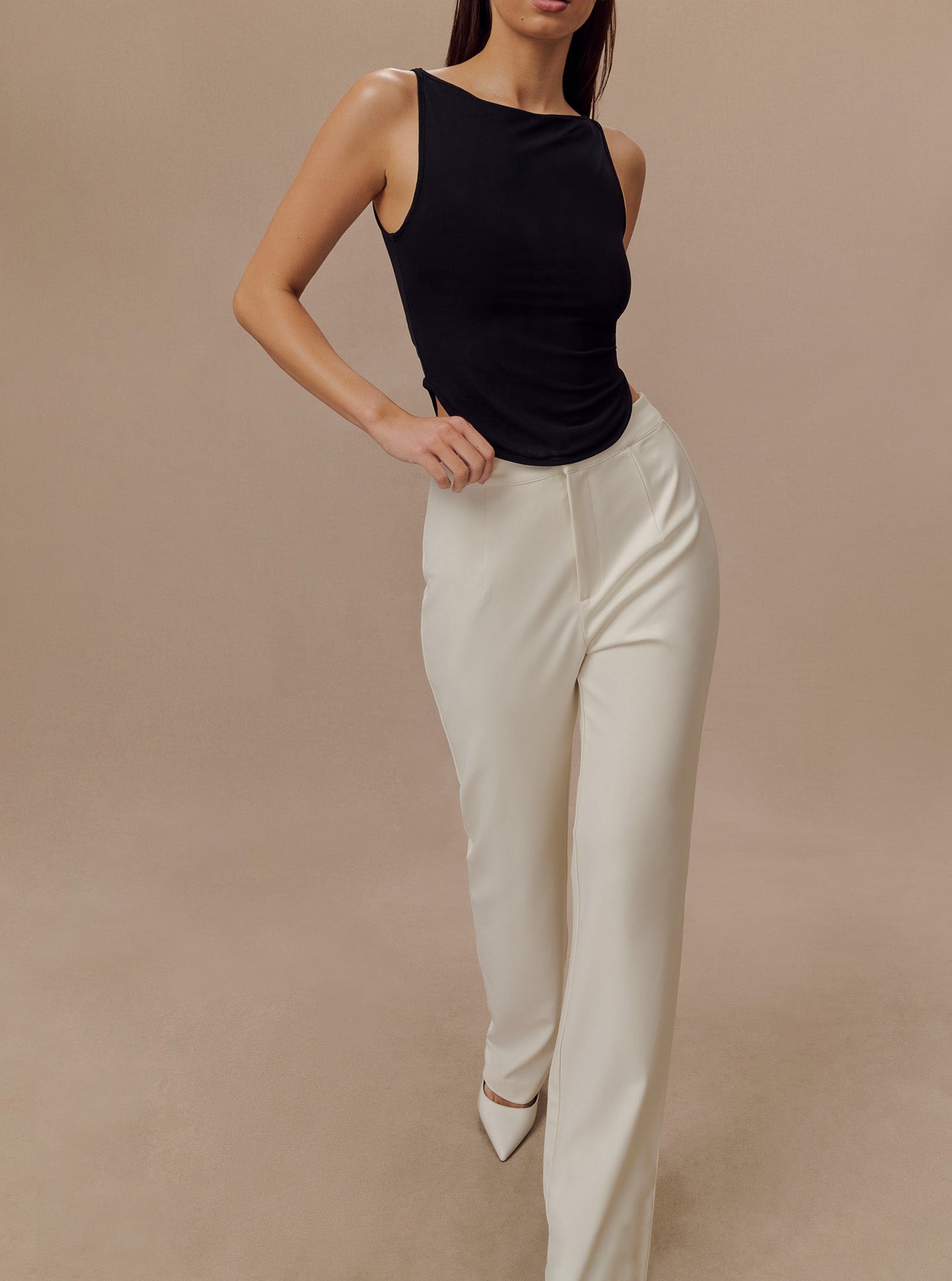 Ivory Straight Leg Pant