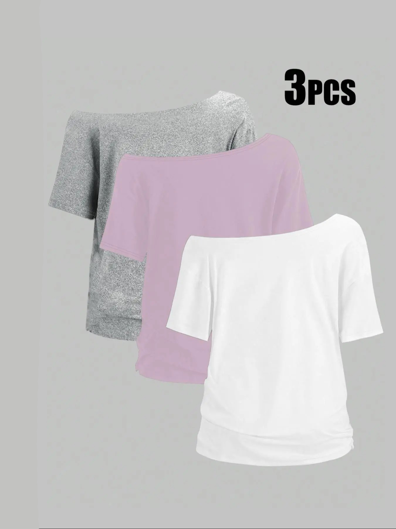 💝 Last day, Don’t miss out⏰Women's Solid Basic Short Sleeve Tee - All-Season