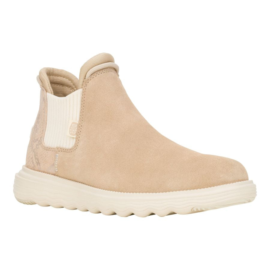 Branson Womens Suede Novelty - Sand/Snake