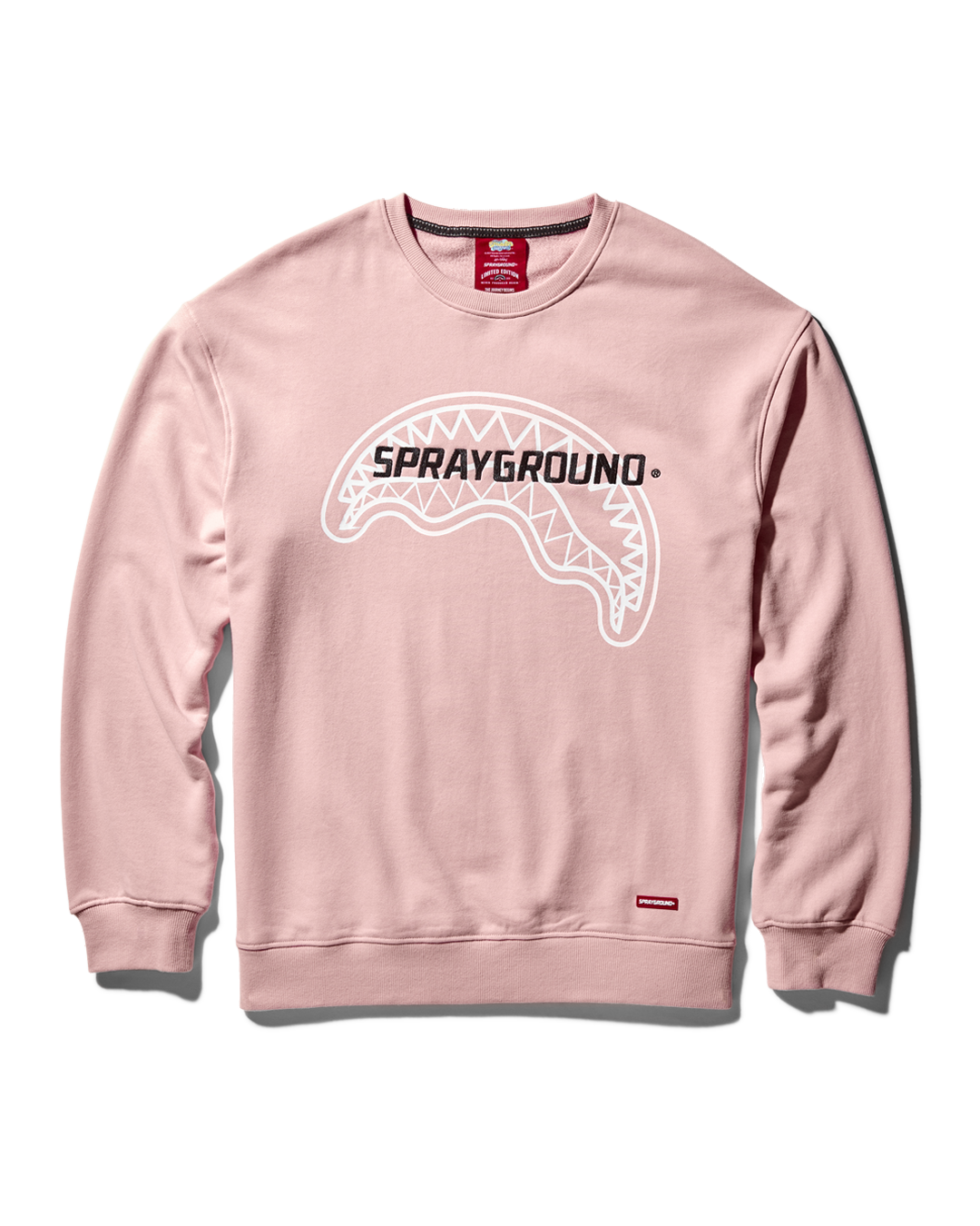 SPRAYGROUND PULLOVER CREW NECK SWEATSHIRT (PINK)