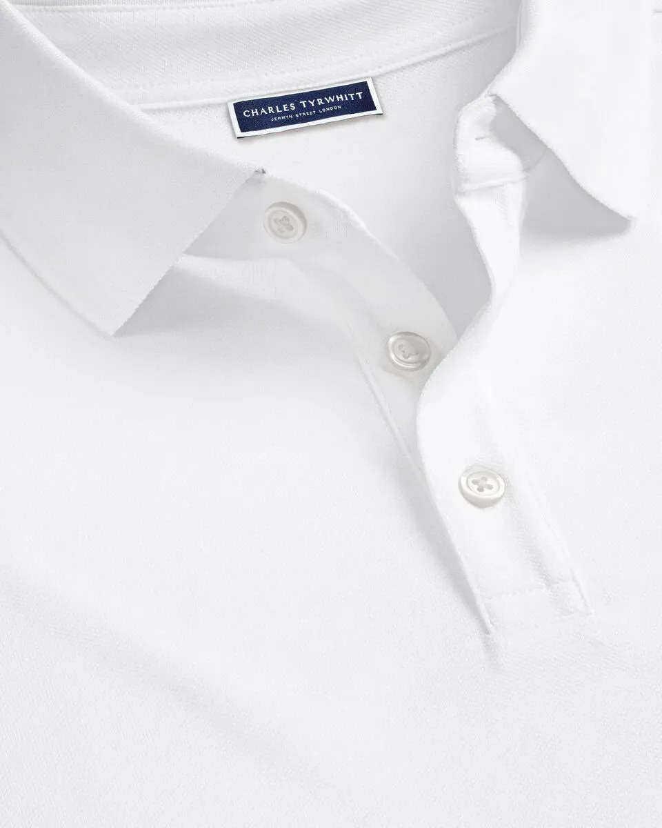 Men'S Casual Business POLO Shirt, Breathable Pique Fabric