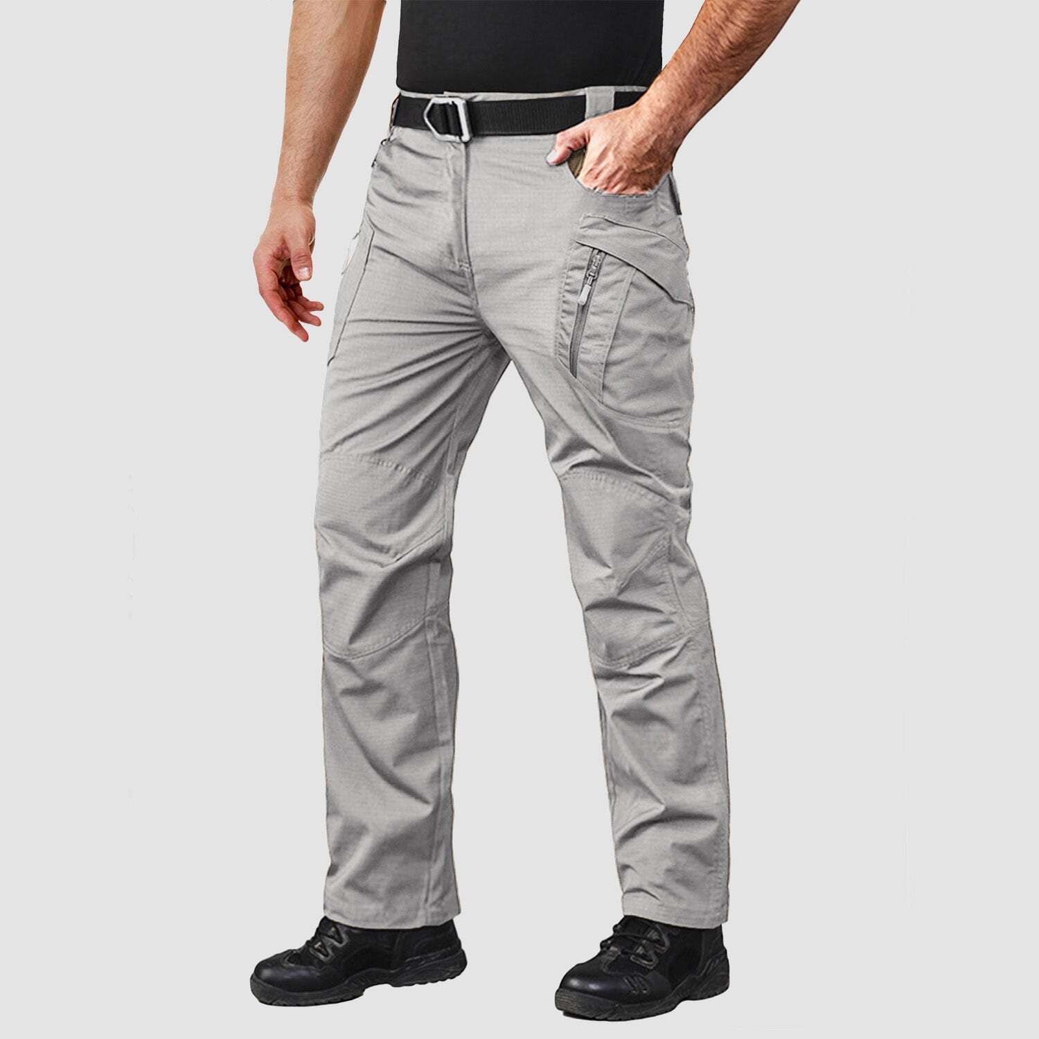 🔥🔥7-parks Men's Tactical Pants with 9 Pockets Rip-Stop Work Hiking Pants