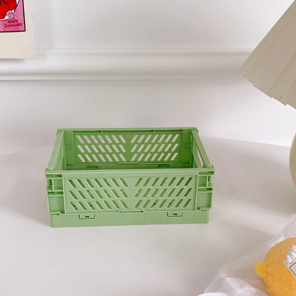 Folding Plastic Storage Crates