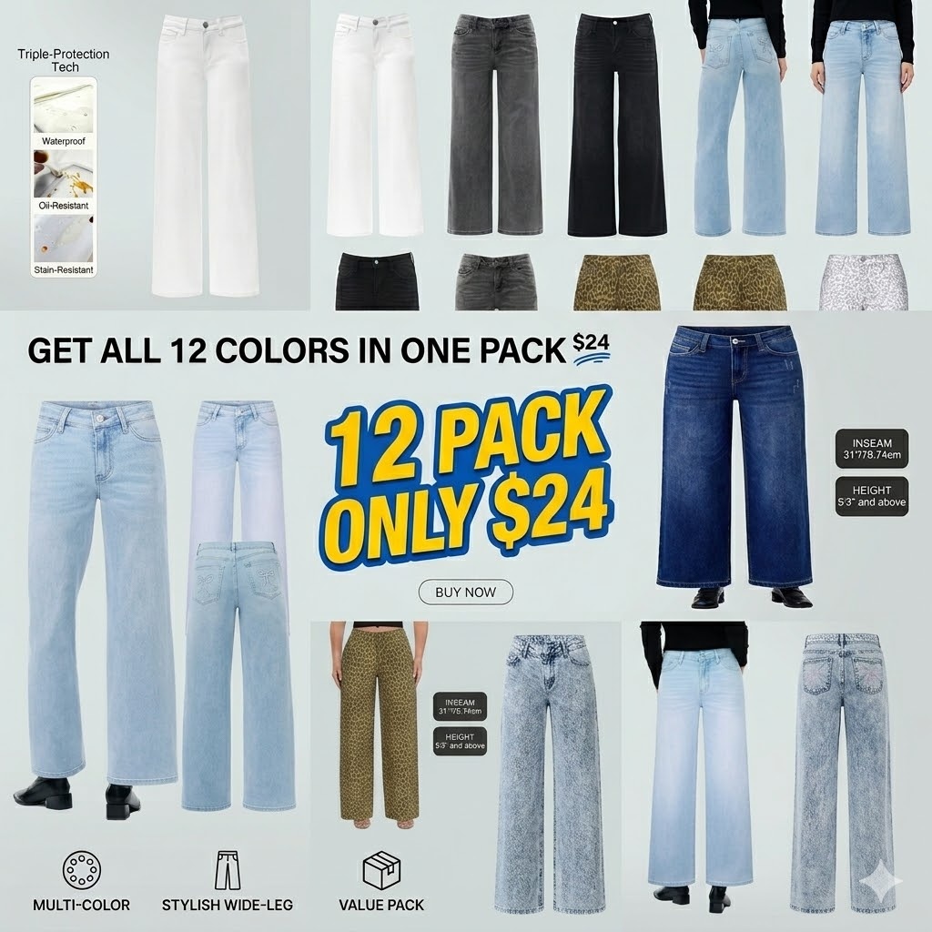 Magic ONESO Mid-low Rise Baggy Jeans