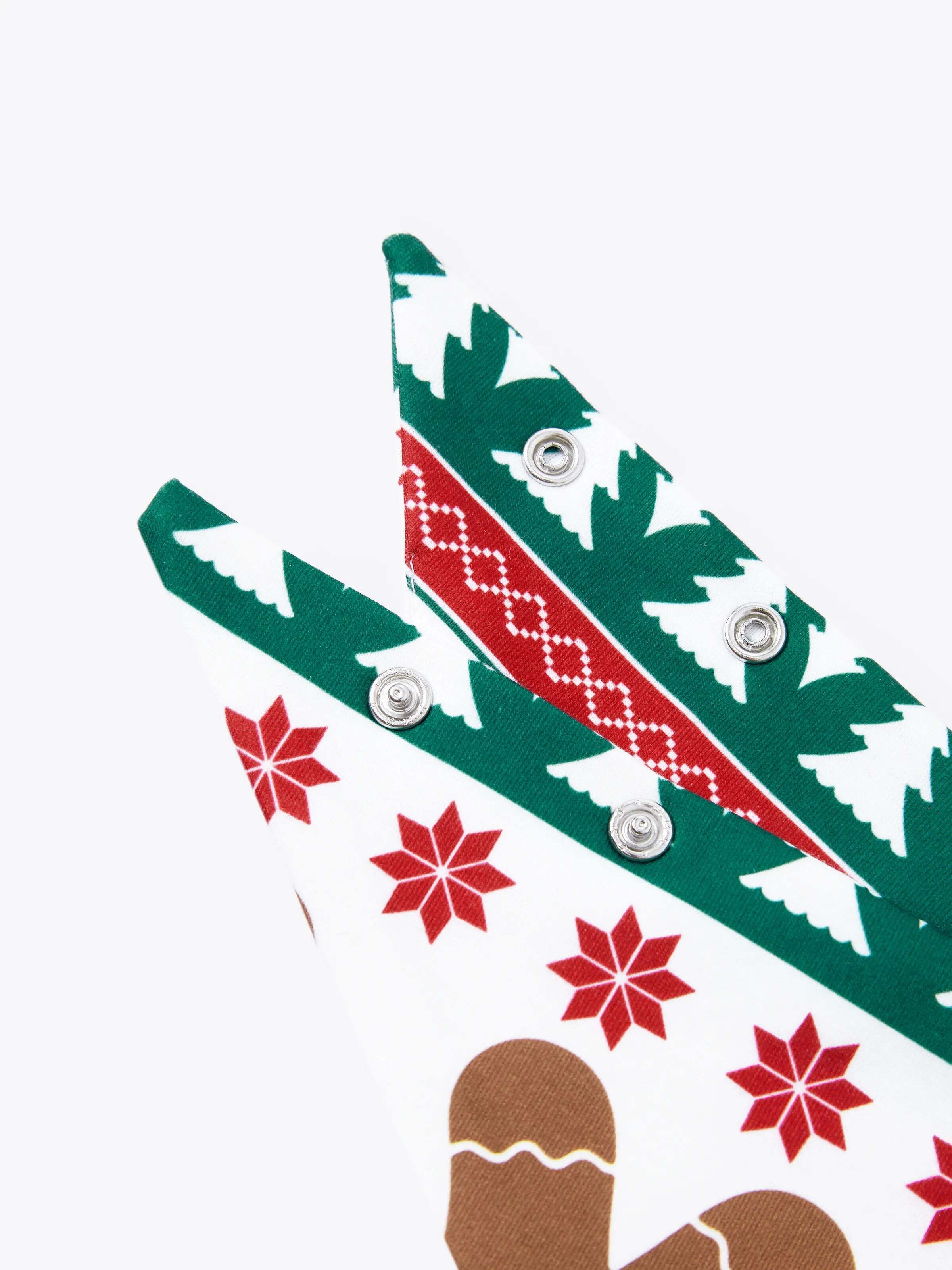 Christmas Matching Family Pajamas Set Gingerbread Christmas-theme Plaid Print PJS with Christmas Socks Red