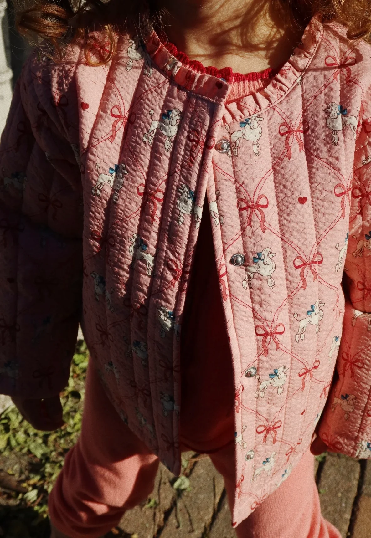 lunella quilted jacket gots - poodle