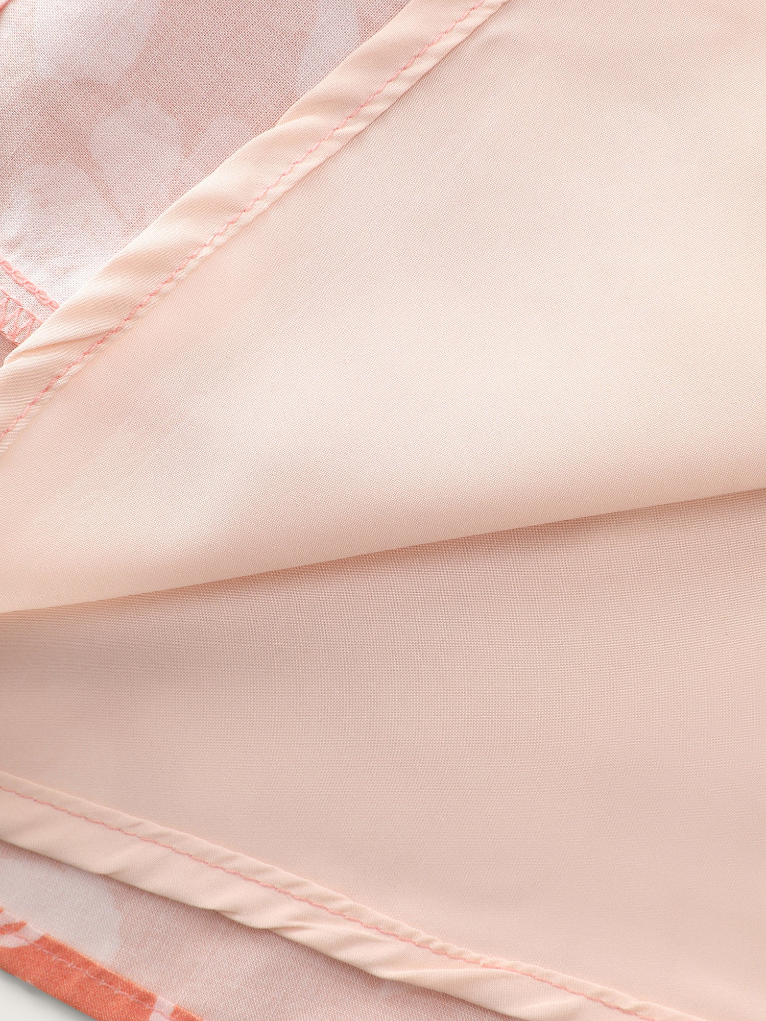 Large Floral Print Shirred Neckline Mini Dress