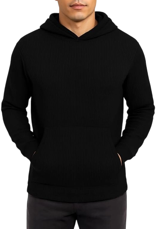 Men's Multi Pack Waffle Knit Pullover Hoodie (S-6XL)