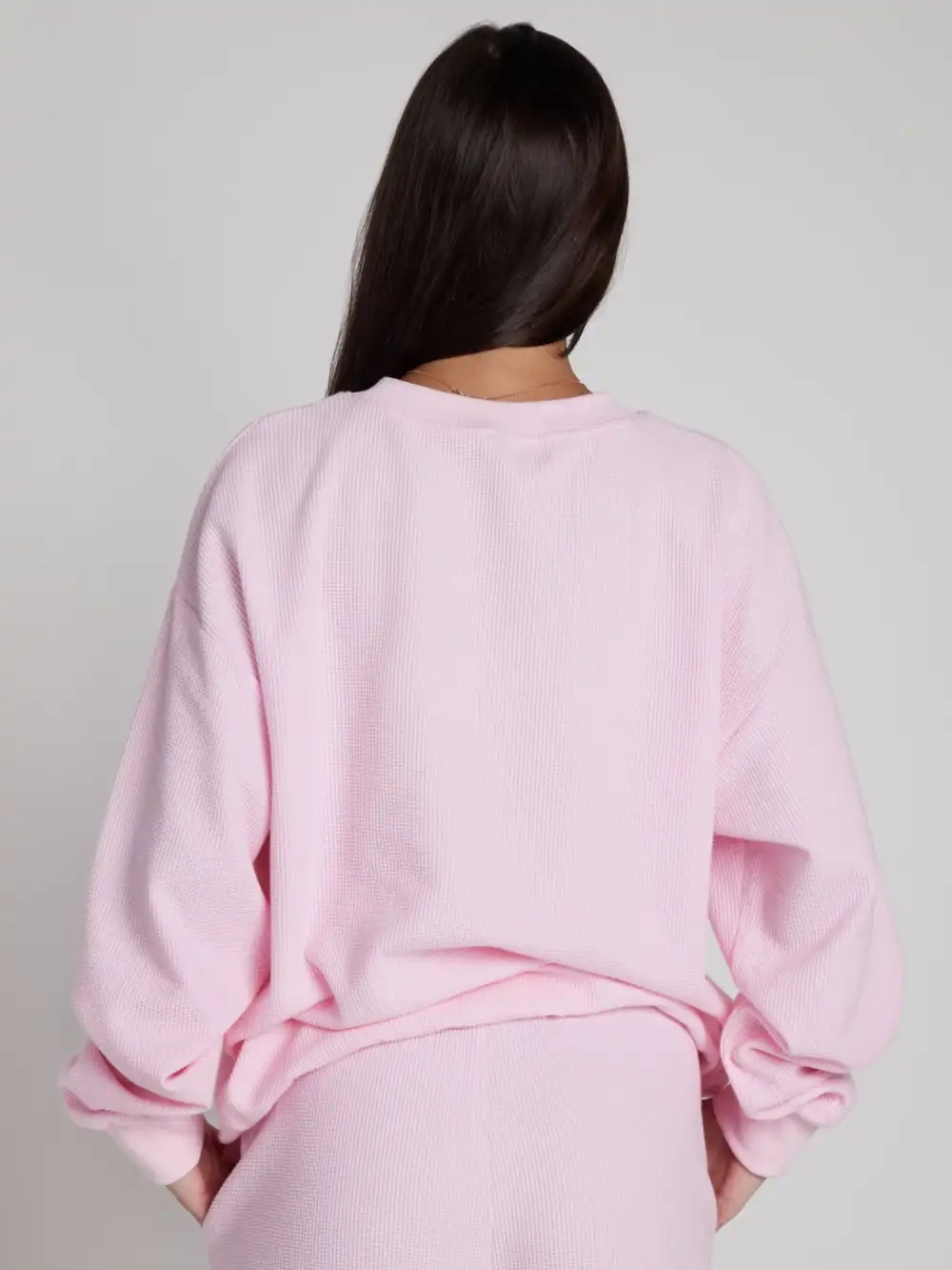 Waffle Lounge Long Sleeve Lounge Set